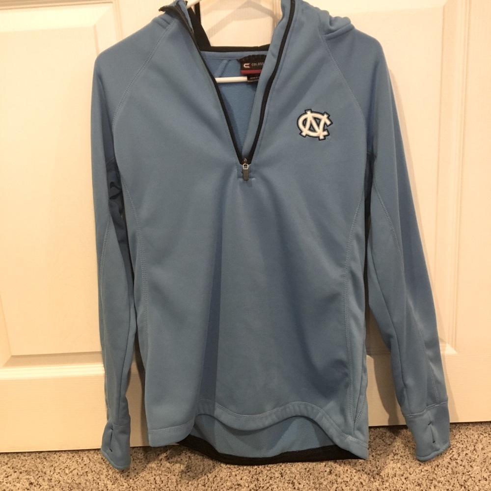 UNC quarter zip up hoodie